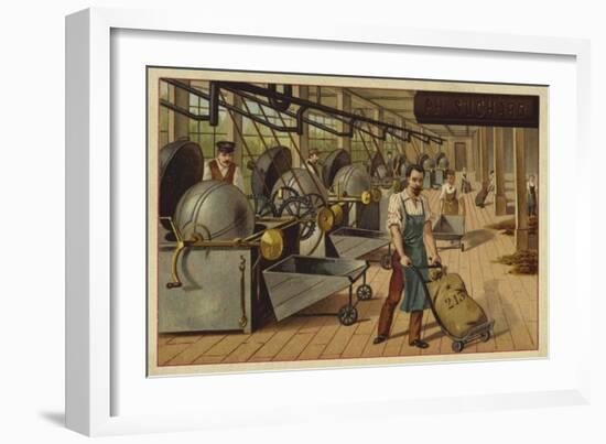 Cocoa Processing Plant-null-Framed Giclee Print