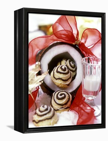 Coconut Biscuits for Christmas-Alena Hrbkova-Framed Premier Image Canvas
