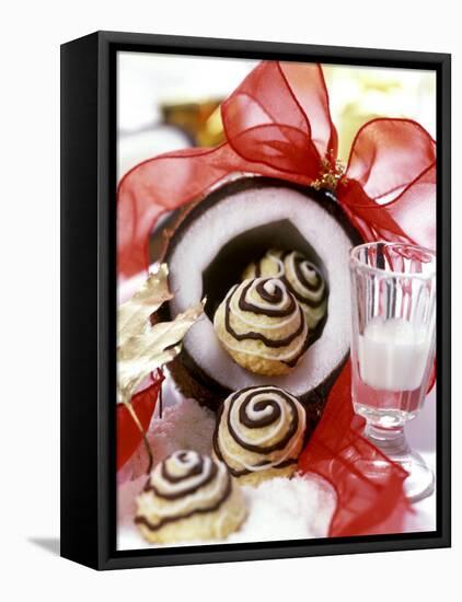 Coconut Biscuits for Christmas-Alena Hrbkova-Framed Premier Image Canvas