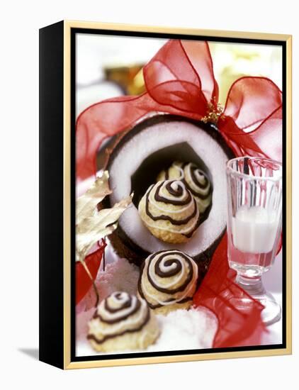 Coconut Biscuits for Christmas-Alena Hrbkova-Framed Premier Image Canvas