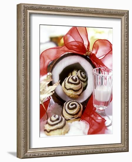 Coconut Biscuits for Christmas-Alena Hrbkova-Framed Photographic Print