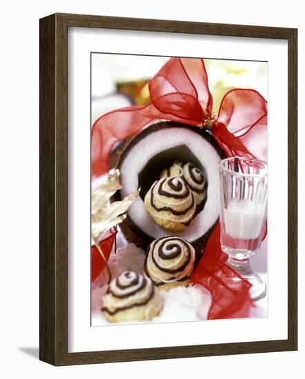 Coconut Biscuits for Christmas-Alena Hrbkova-Framed Photographic Print