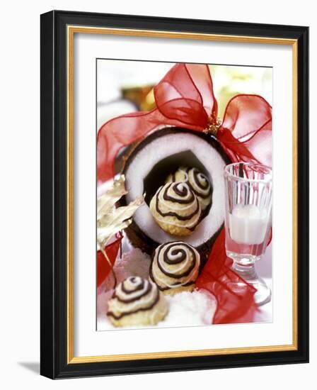 Coconut Biscuits for Christmas-Alena Hrbkova-Framed Photographic Print