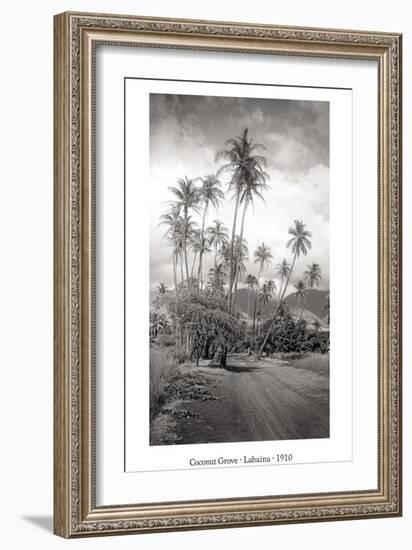 Coconut Grove, Lahaina, 1910-Ray Jerome Baker-Framed Art Print