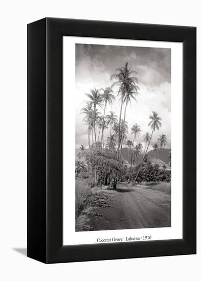 Coconut Grove, Lahaina, 1910-Ray Jerome Baker-Framed Stretched Canvas