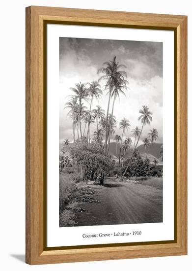 Coconut Grove, Lahaina, 1910-Ray Jerome Baker-Framed Stretched Canvas