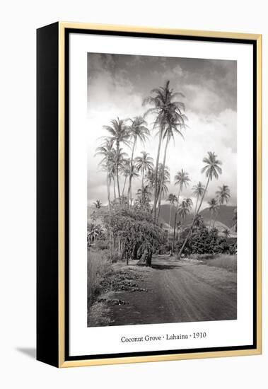 Coconut Grove, Lahaina, 1910-Ray Jerome Baker-Framed Stretched Canvas