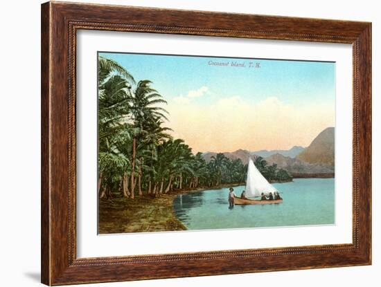 Coconut Island, Hawaii-null-Framed Art Print