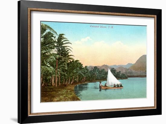 Coconut Island, Hawaii-null-Framed Art Print