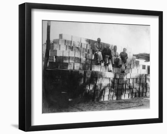 Coconut Production, India, 20th Century-null-Framed Giclee Print