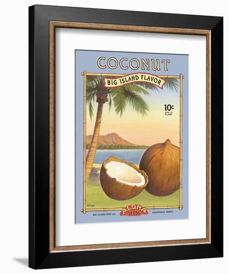 Coconut-Kerne Erickson-Framed Art Print