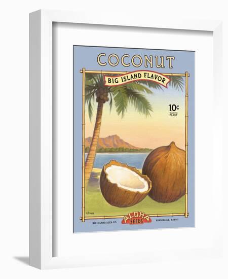 Coconut-Kerne Erickson-Framed Art Print