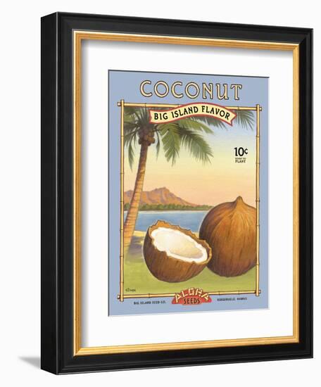 Coconut-Kerne Erickson-Framed Art Print