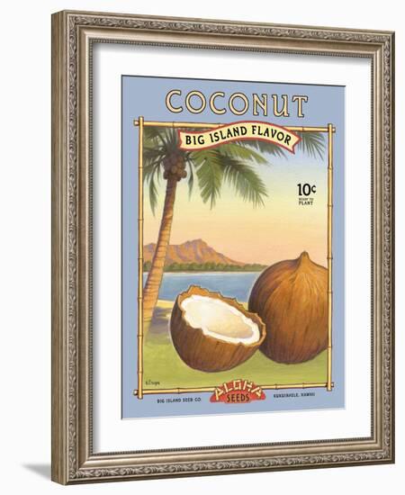 Coconut-Kerne Erickson-Framed Art Print