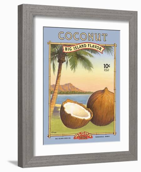 Coconut-Kerne Erickson-Framed Art Print