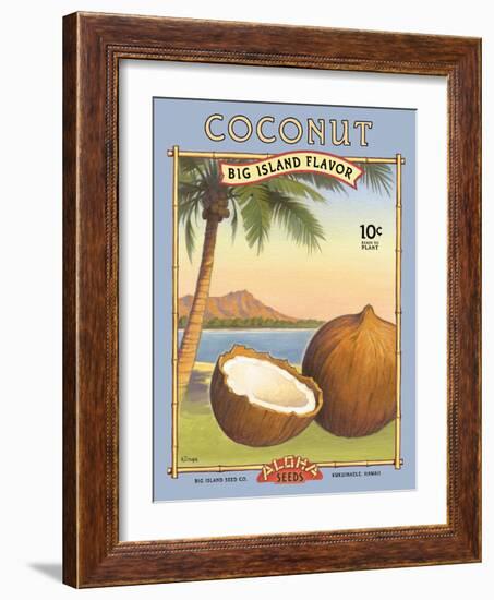 Coconut-Kerne Erickson-Framed Art Print