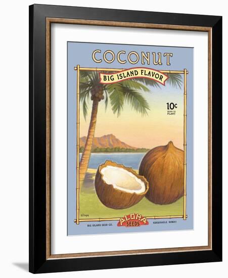 Coconut-Kerne Erickson-Framed Art Print