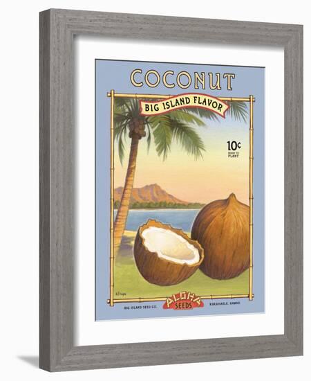 Coconut-Kerne Erickson-Framed Art Print