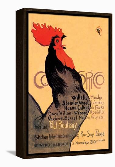 Cocorico, c.1899-Théophile Alexandre Steinlen-Framed Stretched Canvas