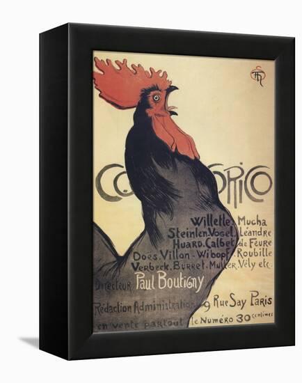 Cocorico, Poster, 1899-Theophile Alexandre Steinlen-Framed Premier Image Canvas