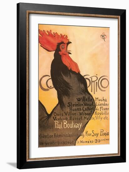 Cocorico, Rooster-null-Framed Art Print