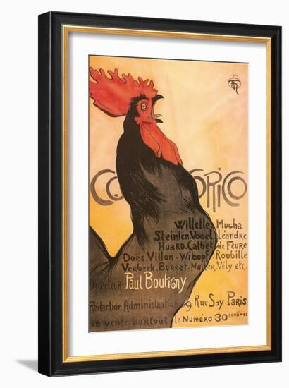 Cocorico, Rooster-null-Framed Art Print