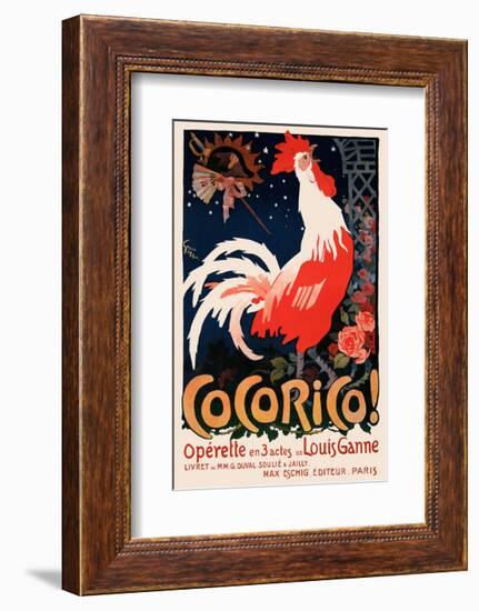 Cocorico!-Vintage Posters-Framed Giclee Print