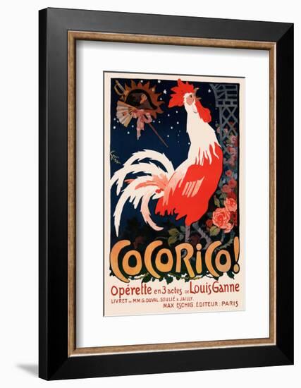 Cocorico!-Vintage Posters-Framed Giclee Print