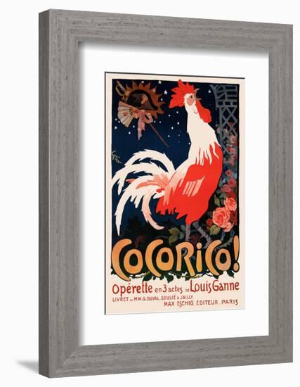 Cocorico!-Vintage Posters-Framed Giclee Print