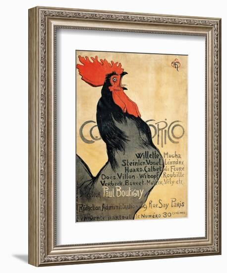 Cocorico-Théophile Alexandre Steinlen-Framed Giclee Print