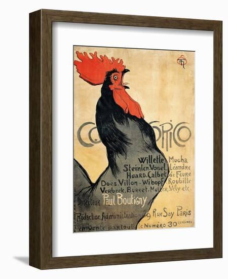 Cocorico-Théophile Alexandre Steinlen-Framed Giclee Print