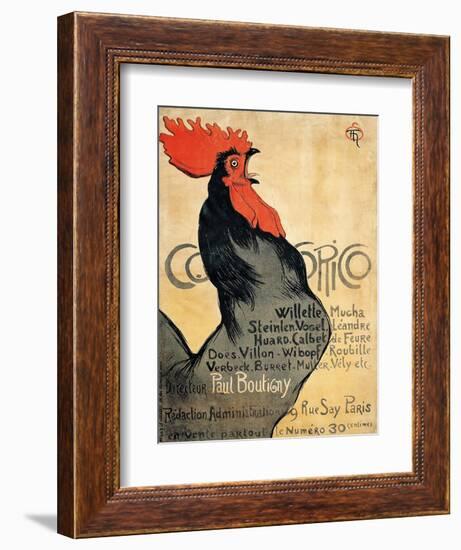 Cocorico-Théophile Alexandre Steinlen-Framed Giclee Print