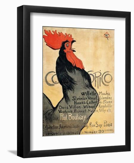 Cocorico-Théophile Alexandre Steinlen-Framed Giclee Print