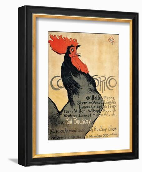 Cocorico-Théophile Alexandre Steinlen-Framed Giclee Print