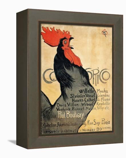 Cocorico-Théophile Alexandre Steinlen-Framed Premier Image Canvas