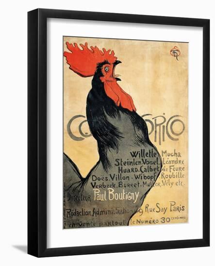 Cocorico-Théophile Alexandre Steinlen-Framed Giclee Print