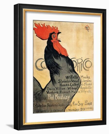 Cocorico-Théophile Alexandre Steinlen-Framed Giclee Print