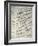 Codex Leicester: Science of Waves-Leonardo da Vinci-Framed Giclee Print