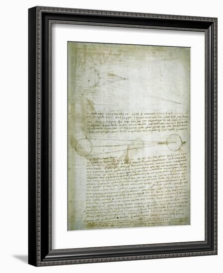 Codex Leicester: The Changing Earth-Leonardo da Vinci-Framed Giclee Print