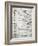 Codex Leicester: Water Flow-Leonardo da Vinci-Framed Giclee Print