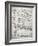 Codex Leicester: Water Flow-Leonardo da Vinci-Framed Giclee Print