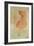 Codex Madrid 1/57-R Study for a Sculpture of a Horse-Leonardo da Vinci-Framed Giclee Print