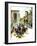 "Coed Tourists in Italy", August 2, 1958-Constantin Alajalov-Framed Giclee Print