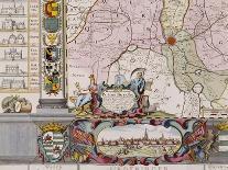 Large Wall Map of Groningen, circa 1746-Coenders Van Helpen-Framed Giclee Print