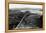 Coeur d'Alene, Idaho - Aerial View of Town, Spokane River-Lantern Press-Framed Stretched Canvas