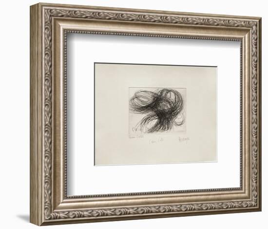 Coeurs Dete-Jean Messagier-Framed Limited Edition