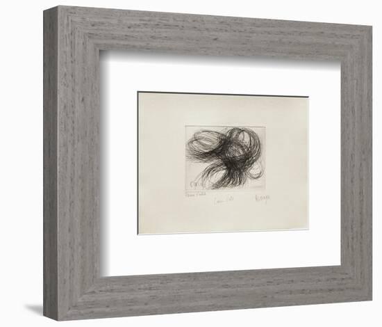 Coeurs Dete-Jean Messagier-Framed Limited Edition