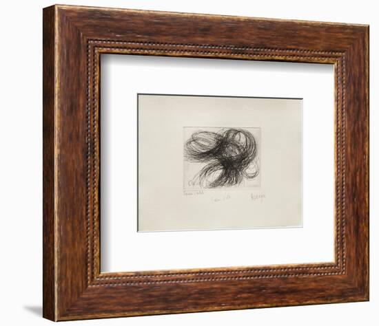 Coeurs Dete-Jean Messagier-Framed Limited Edition