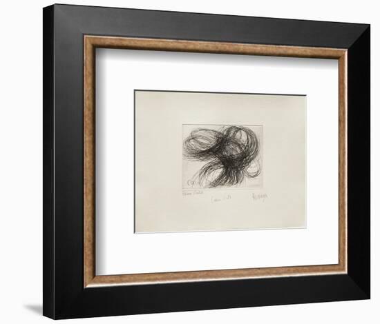 Coeurs Dete-Jean Messagier-Framed Limited Edition