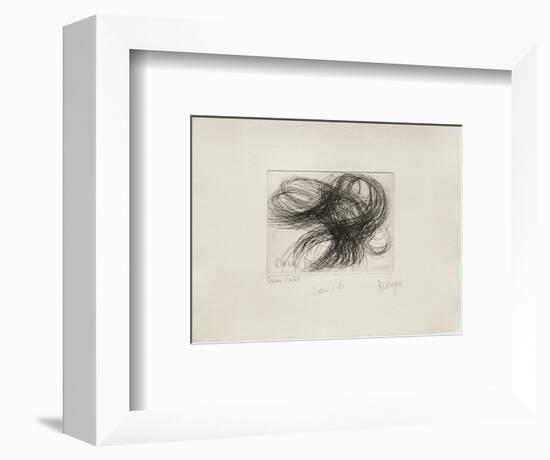 Coeurs Dete-Jean Messagier-Framed Limited Edition